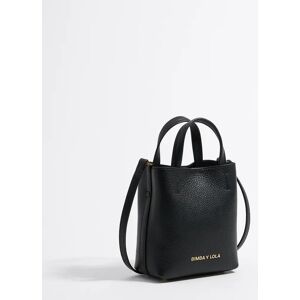 BIMBA Y LOLA Mini black leather Chihuahua bag BLACK UN adult