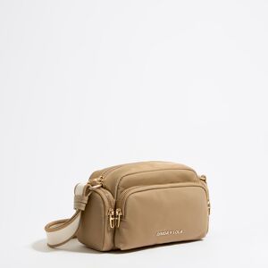 BIMBA Y LOLA Small tan nylon crossbody bag TAN UN adult