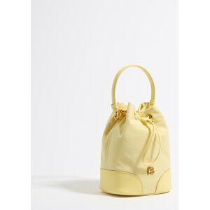 BIMBA Y LOLA Light yellow nylon bucket bag LIGHT YELLOW UN adult