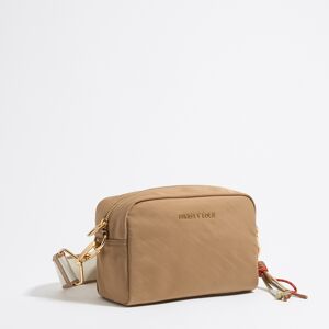 BIMBA Y LOLA Small tan nylon crossbody bag TAN UN adult