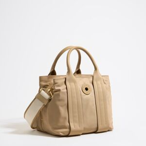 BIMBA Y LOLA Medium tan nylon bag TAN UN adult