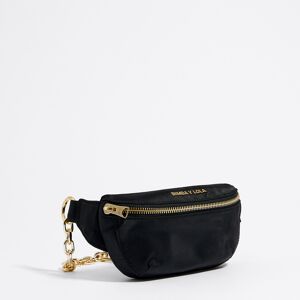 BIMBA Y LOLA Black nylon bumbag BLACK UN adult