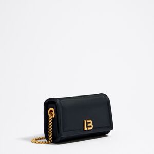 BIMBA Y LOLA Mini black crossbody flap bag BLACK UN adult