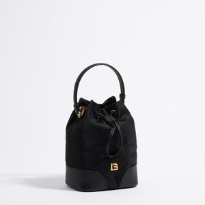 BIMBA Y LOLA Black nylon bucket bag BLACK UN adult