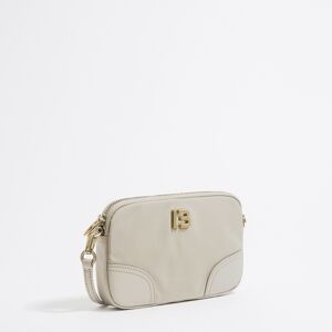 BIMBA Y LOLA Mini stone nylon crossbody bag STONE UN adult