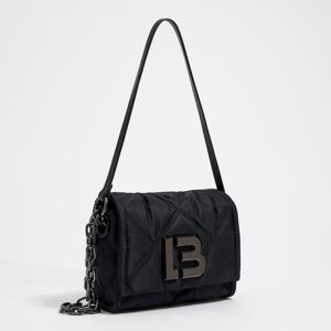 BIMBA Y LOLA Small black flap bag BLACK UN adult