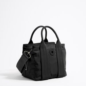 BIMBA Y LOLA Medium black nylon handbag BLACK UN adult