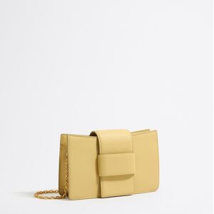 BIMBA Y LOLA Mini topaz yellow leather crossbody bag TOPAZ YELLOW UN adult