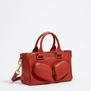 BIMBA Y LOLA Medium burnt orange leather Pocket tote bag BURNT ORANGE UN adult