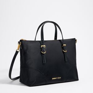 BIMBA Y LOLA Large black shopper bag BLACK UN adult