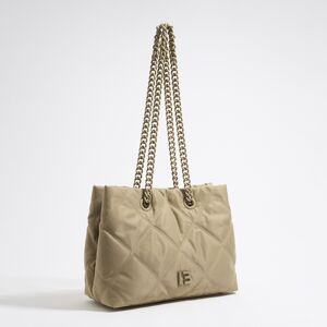 BIMBA Y LOLA Medium light khaki padded nylon shopper bag LIGHT KHAKI UN adult