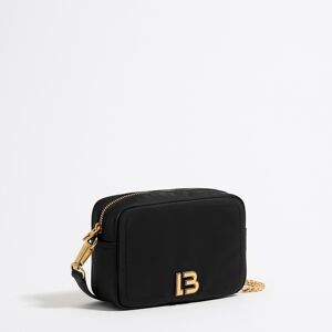 BIMBA Y LOLA Mini black nylon crossbody bag BLACK UN adult
