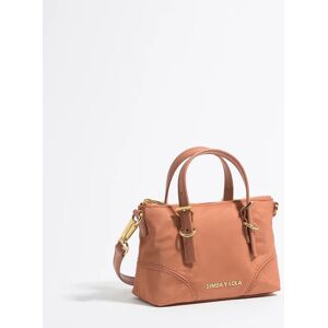 BIMBA Y LOLA Mini clay nylon shopper bag CLAY UN adult