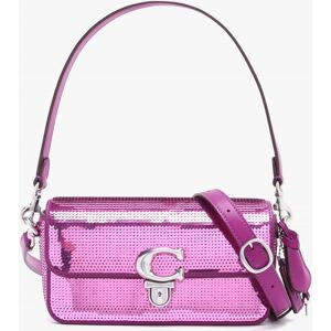 COACH Studio Dark Magenta Sequin Baguette Bag Size: One Size, Colour: - female