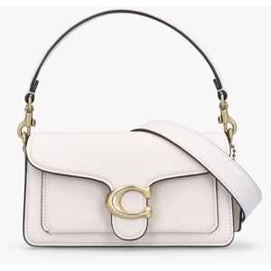 COACH Tabby 20 Chalk Leather Shoulder Bag Size: One Size, Colour: Came - female