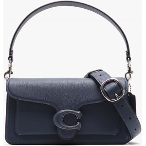 COACH Tabby 26 Denim Leather Shoulder Bag Size: One Size, Colour: Blue - female