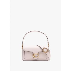 COACH Tabby 26 Chalk Leather Shoulder Bag Size: One Size, Colour: Came - female