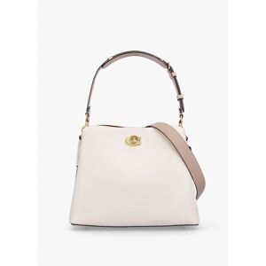 COACH Willow Chalk Multi Leather Colourblock Shoulder Bag Size: One Si - female