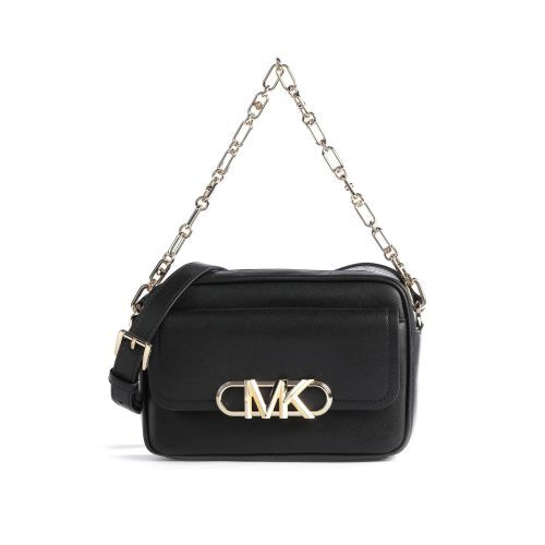 Michael Kors Womens Black Parker Chain Swag Camera Crossbody Bag - Female - Black