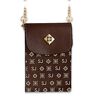 The Bradford Exchange Brown Crossbody Bag Personalized With Initials