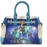 The Bradford Exchange Wolf Art Faux Leather Handbag By James Meger