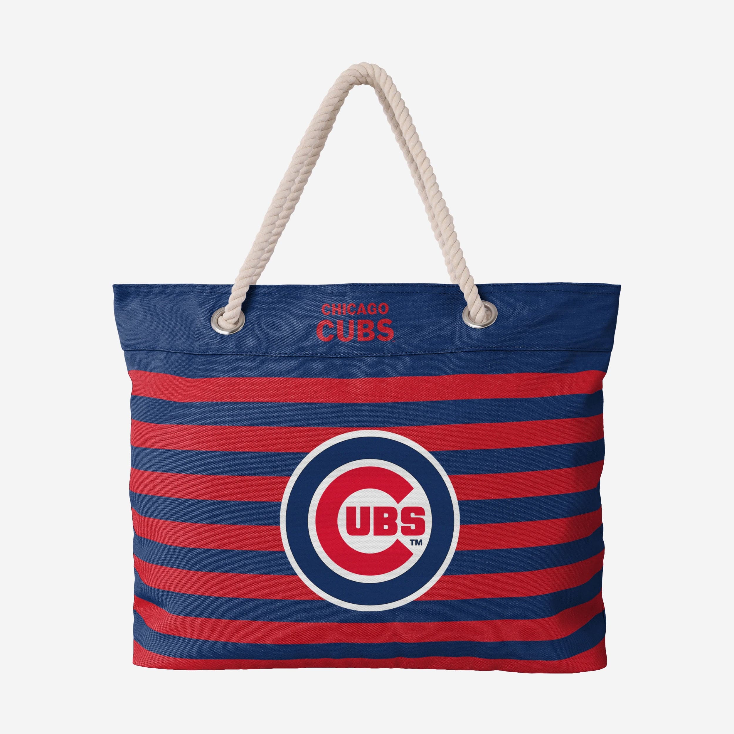 FOCO Chicago Cubs Nautical Stripe Tote Bag - Women