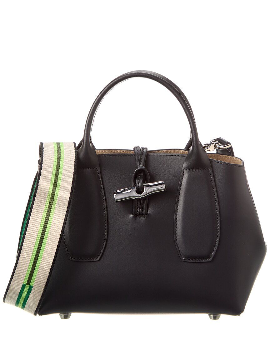 Longchamp Roseau Small Leather Handbag Black NoSize