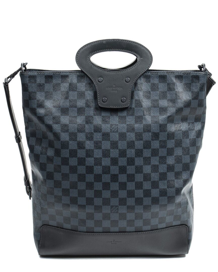 Louis Vuitton Damier Cobalt Canvas Automne-Hiver Defile Homme North South Tote (Authentic Pre-Owned) NoColor NoSize