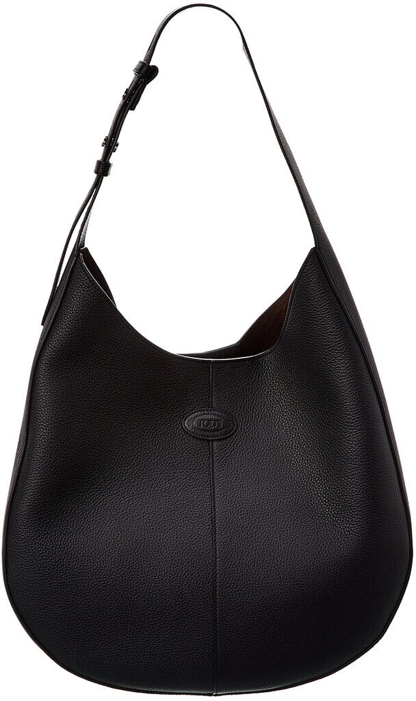 TOD's TODs Di Small Leather Hobo Bag Black NoSize