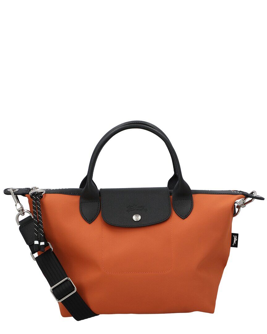 Longchamp Le Pliage Energy Small Canvas & Leather Tote Handbag Orange NoSize