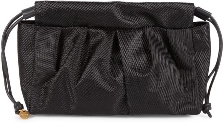 Photos - Women Bag Reiss Women's Arden Drawstring Clutch - Black - female - Size: one-size 04