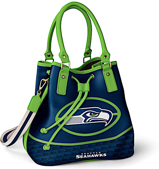 The Bradford Exchange Seattle Seahawks Women's NFL Bucket-Style Handbag