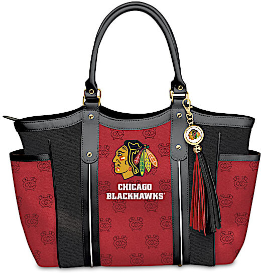 The Bradford Exchange Chicago Blackhawks Women's Shoulder Tote Bag