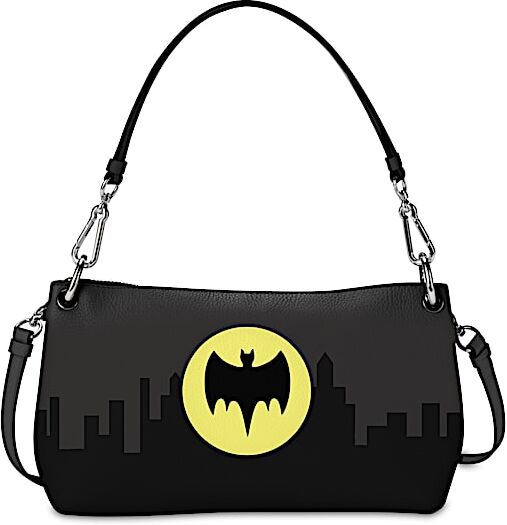 The Bradford Exchange BATMAN Glow-In-The-Dark Handbag That Can Be Worn 3 Ways