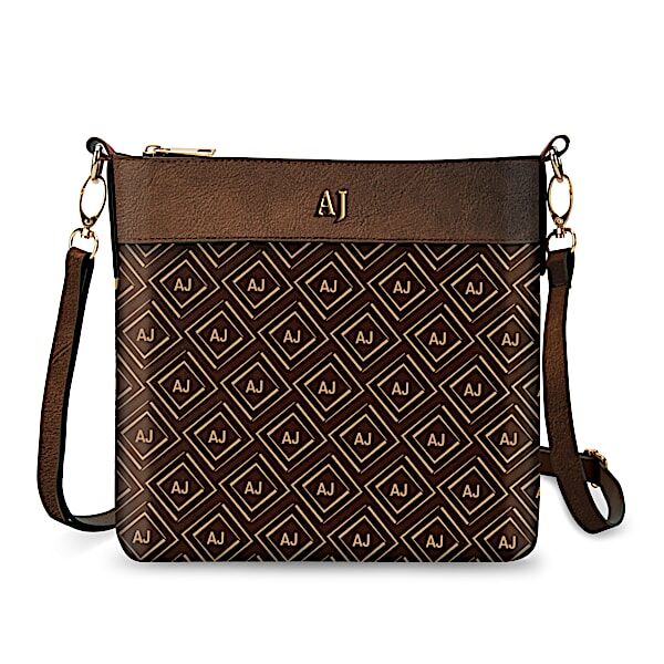 The Bradford Exchange Personalized Faux Leather Handbag With Your Two Initials