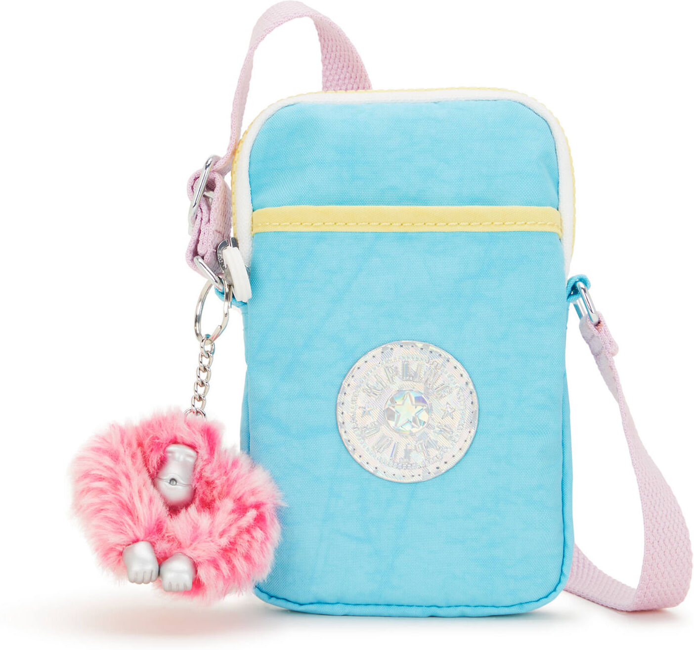 Kipling Tally Crossbody Phone Bag Blue Sea Mix