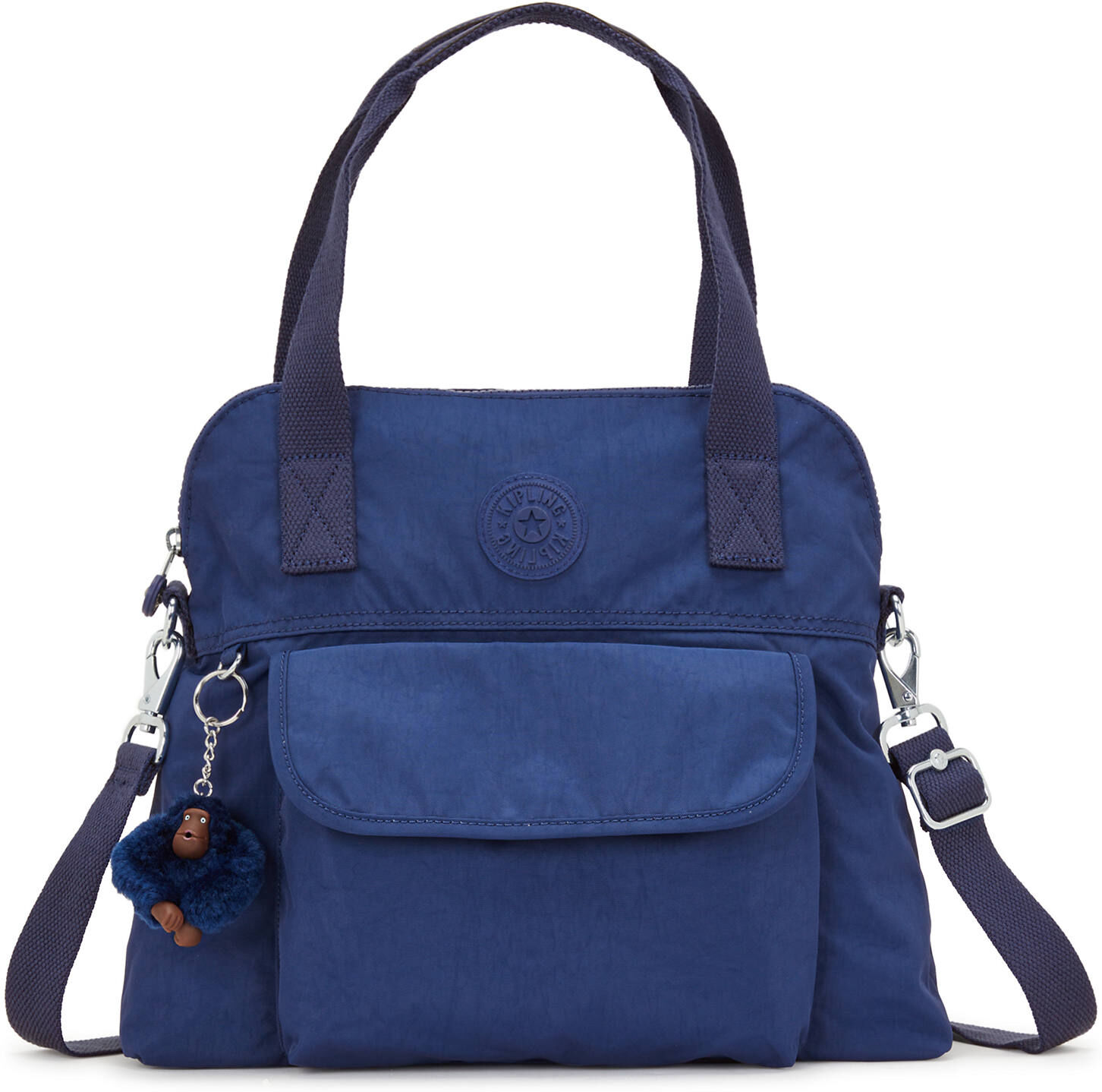 Kipling Pahneiro Handbag Ink Blue Tonal