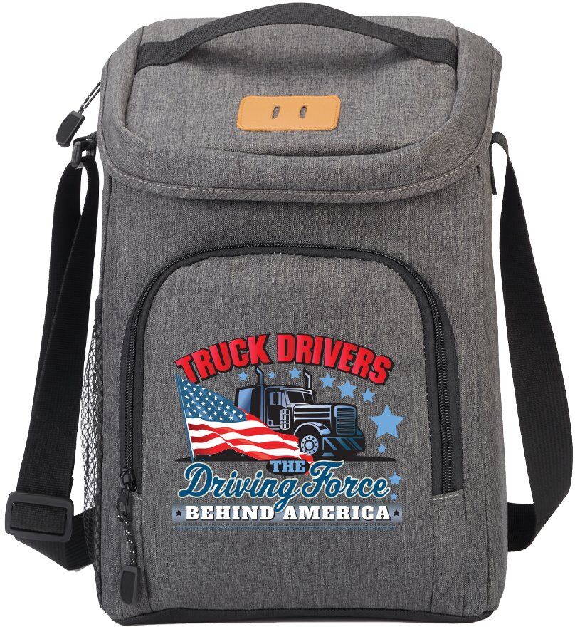 Positive Promotions 25 Truck Drivers: The Driving Force Behind America Devon Lunch/Cooler Bags