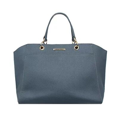 Alexis Bendel East/West Women's Wide Crossbody Handbag, Blue