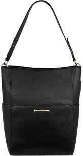 Alexis Bendel North/South Women's Tall Hobo Handbag, Black