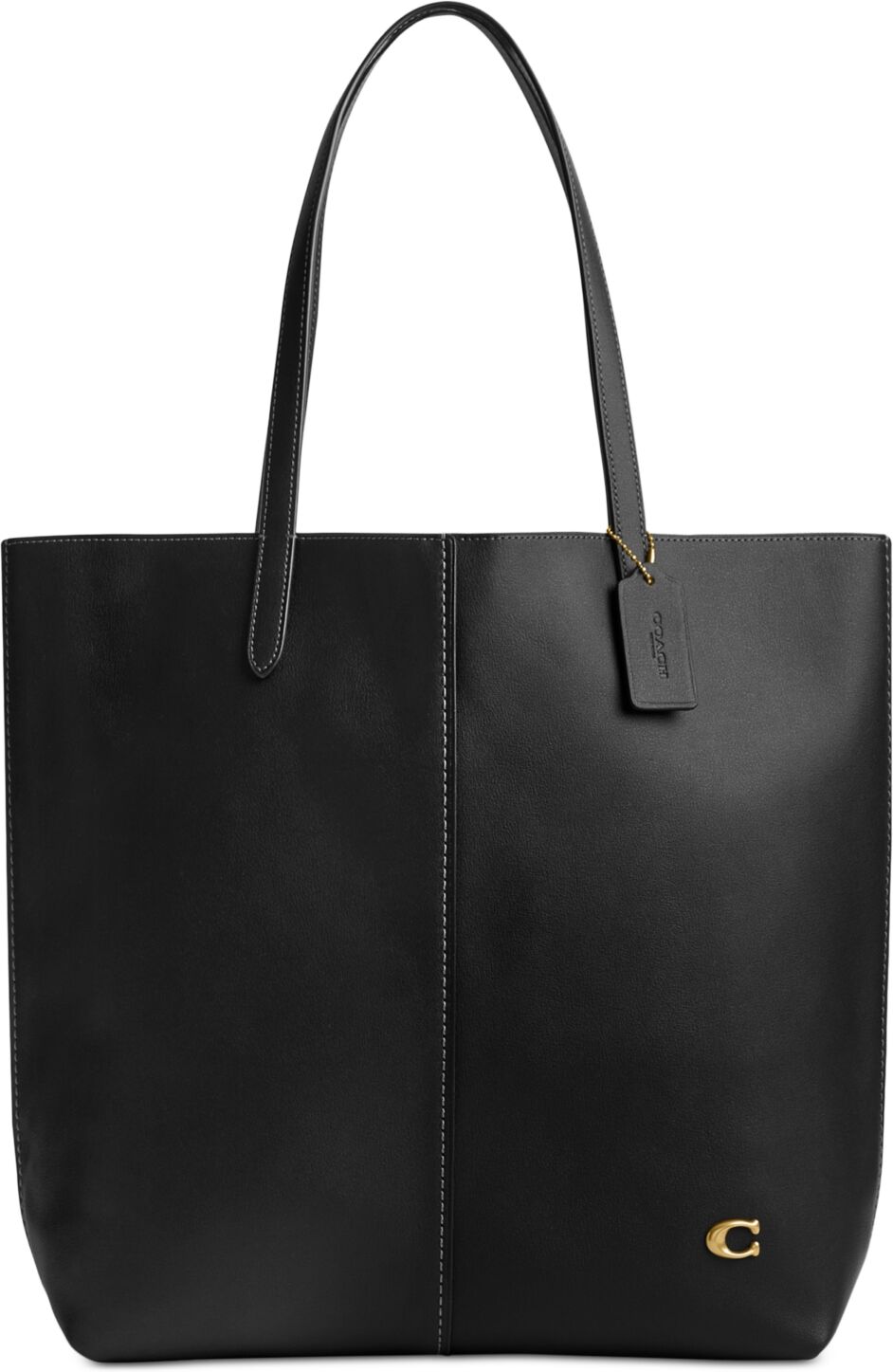 Coach North Leather Tote - B/black