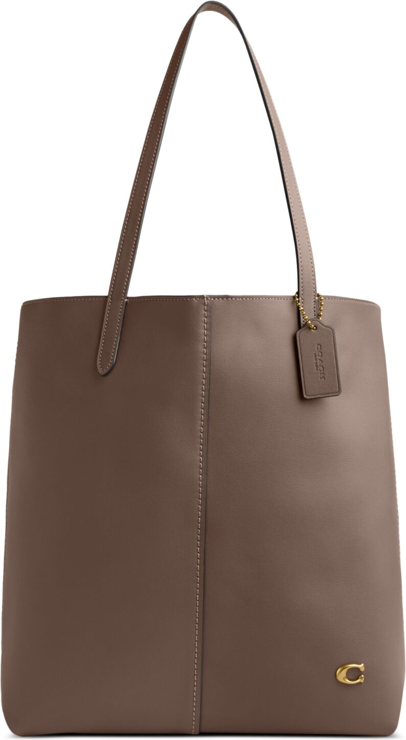 Coach North Leather Tote - B/dark St