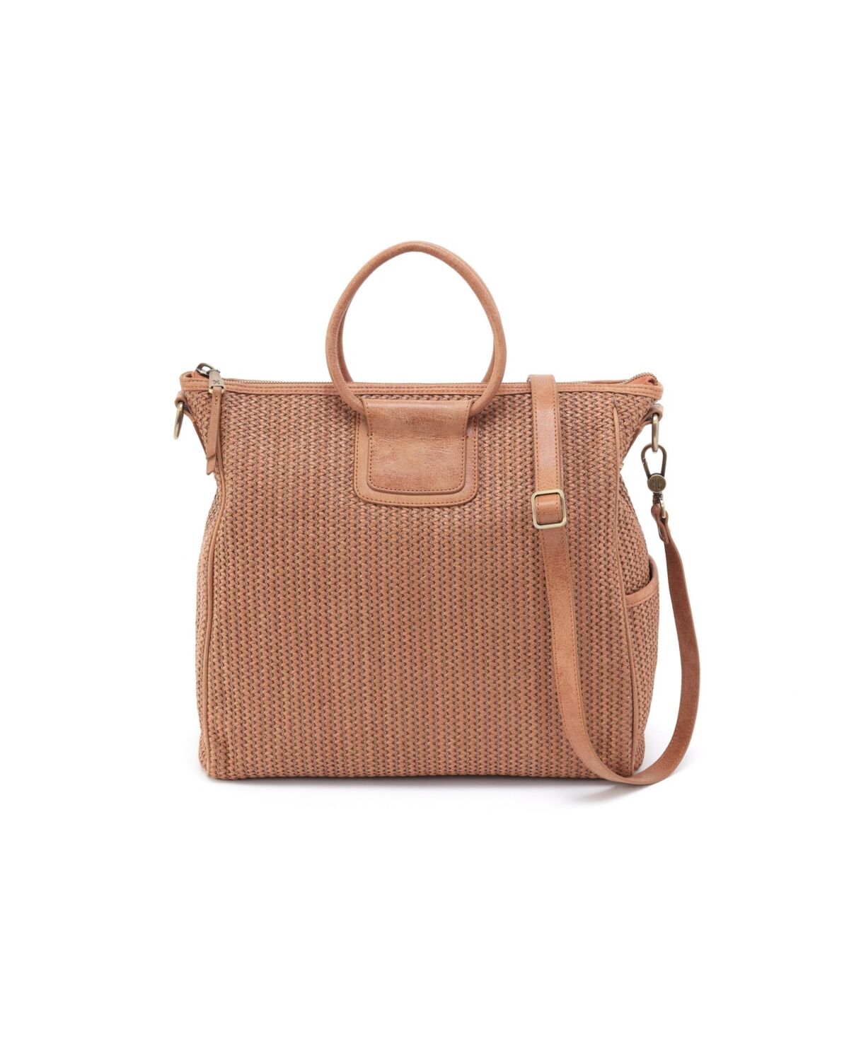 Hobo Sheila Satchel Handbag - Sepia