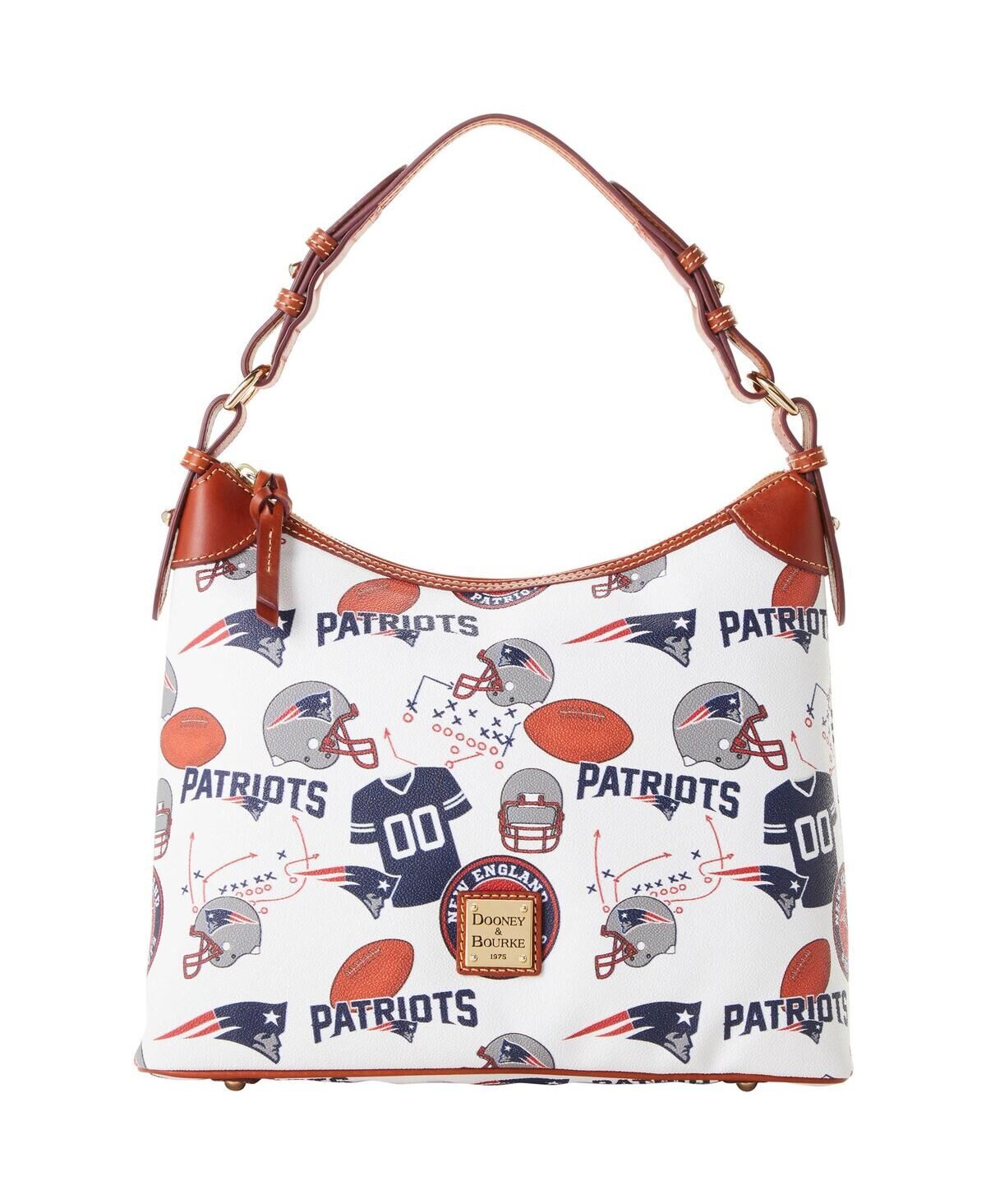 Women's Dooney & Bourke New England Patriots Game Day Hobo Handbag - White Multi