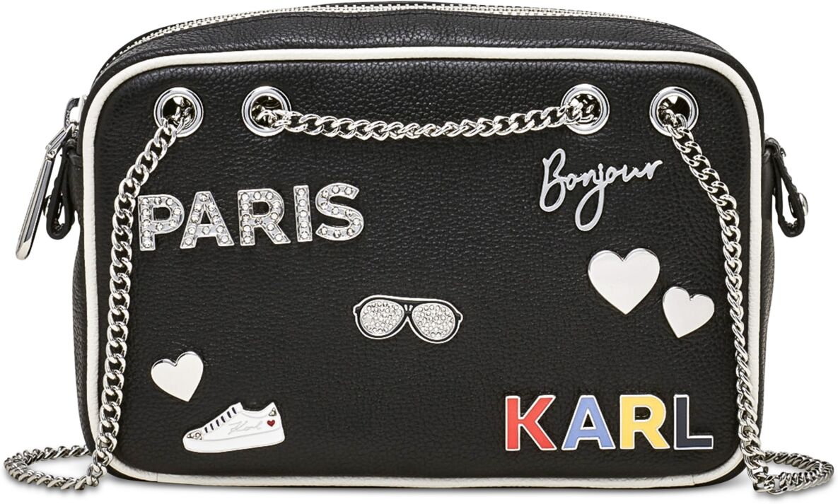 Karl Lagerfeld Paris Meuricel Mini Leather Handbag - Blk Multi