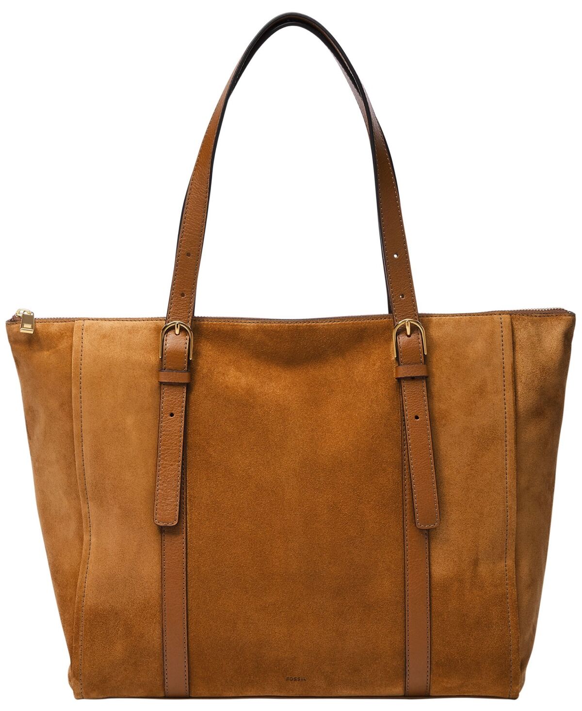 Fossil Women's Carlie Tote Bag - Saddle