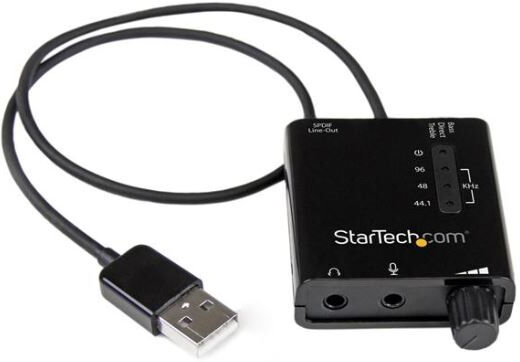 StarTech.com StarTech ICUSBAUDIO2D - USB Audio Adapter - Externe USB Soundkarte mit SPDIF Digital Audio und Stero Mic