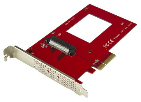 StarTech.com Startech PEX4SFF8639 - U.2 auf PCIe Adapter für 2,5 Zoll U.2 NVMe ssD - SFF 8639 - 4x PCI Express 3.0