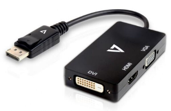 V7 Displayport zu VGA/DVI/HDMI Adapter