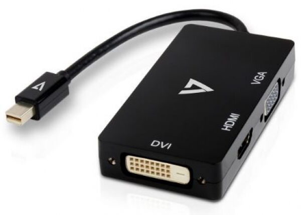 V7 Mini Displayport zu VGA / DVI / HDMI Adapter
